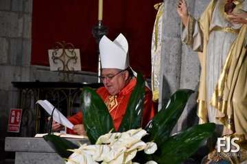 Eucaristía presidida por el obispo José Mazuelos y concierto de la Banda Municipal de Música por la festividad del Santo Cristo de Telde/Francisco Javier Santana.
